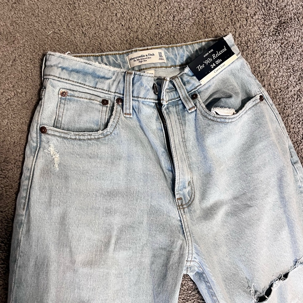 Abercrombie & Fitch Light Blue Men's Jeans